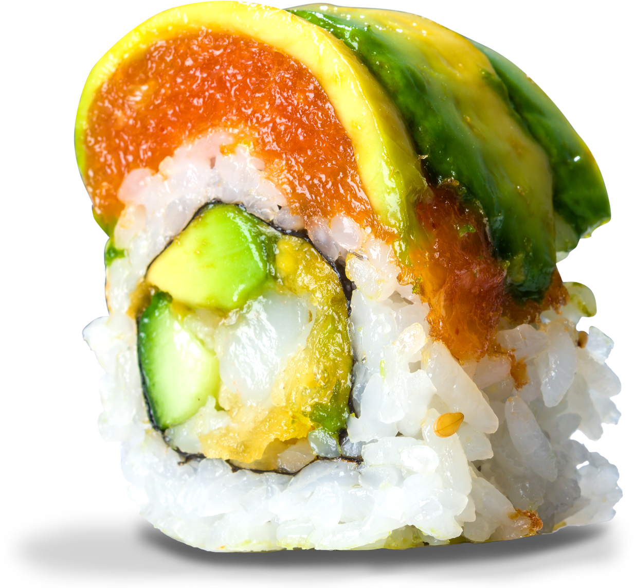 Decorated Urumaki Sushi Roll